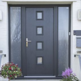 An Anglian door shown from the exterior.