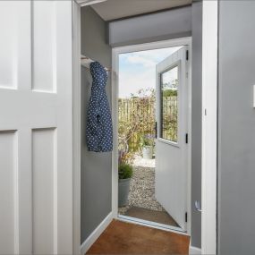 An Anglian front door shown from the inside.