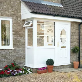 An Anglian porch does more than add extra space to your home – with tailored roof, brick, window and door options, it'll give your property the 