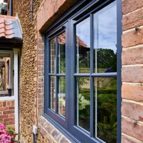 An Anglian WIndow in Anthracite Grey.