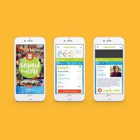 Weight watchers mobile branding project
