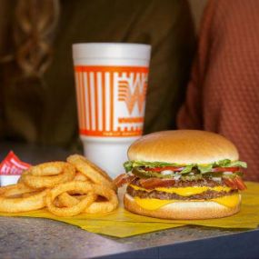Whataburger Whatameal with Onion Rings