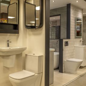 Bathroom showroom with free 3D design. Book an appointment today.