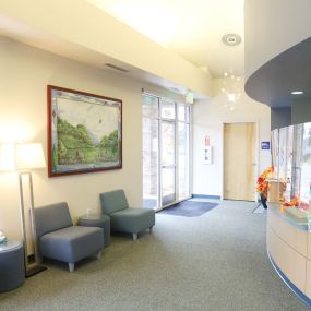 Front desk and Seating at Dentistry for Children