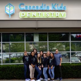 Outside Cascadia Kids Dentistry in Kent