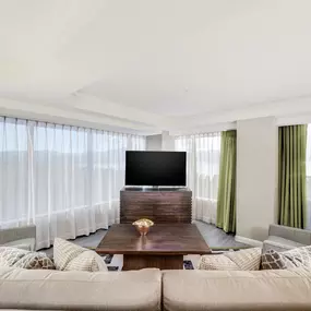 Caesars Republic Lake Tahoe lake view balcony suite view entertainment. Elevate your adventure at Caesars Republic Lake Tahoe, the very first casino hotel built on the South Shore.