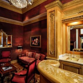 Iconic Paris Las Vegas Hotel & Casino located in the heart of Vegas strip. Red Rooms are sophisticated and modern while the splurge-worthy Louis XV Suite features chandeliers and oversized bathtubs.