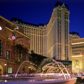 Iconic Paris Las Vegas Hotel & Casino located in the heart of Vegas strip. Guest rooms at Paris Las Vegas Hotel & Casino have a distinctly chic European look, with Versailles-style fixtures and luxury romantic décor.