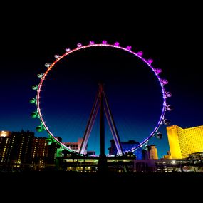 The High Roller at The Linq experience in the heart of the Las Vegas strip.