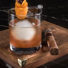Sip your favorite cocktail or try something that pairs well with your cigar.