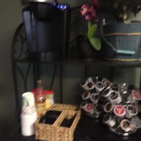 Nice coffee offering to clients!!