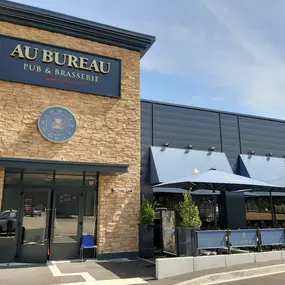 Au Bureau Ludres Devanture et terrasse