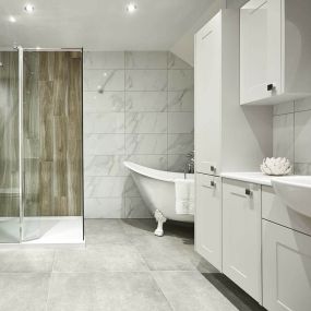 Visit our Bathroom Showroom. We offer a free 3D design service.