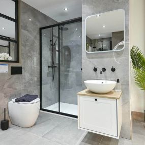 Visit our Bathroom Showroom. We offer a free 3D design service.