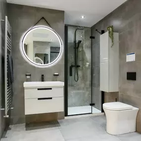 Visit our Bathroom Showroom. We offer a free 3D design service.