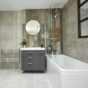 Visit our Bathroom Showroom. We offer a free 3D design service.