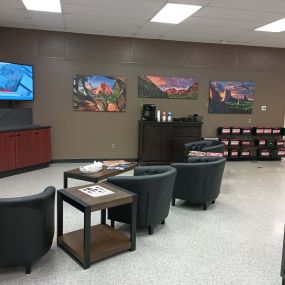 We have a clean and comfortable waiting area for you while your vehicle is being serviced.