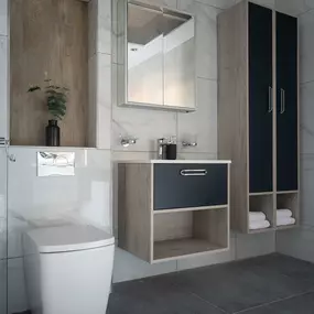 Visit our stunning bathroom showroom at MKM Gloucester.