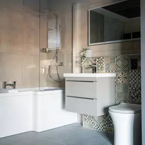 Visit our stunning bathroom showroom at MKM Gloucester.