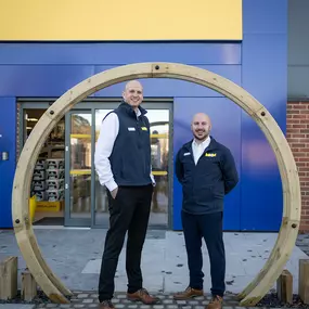 Branch Directors at MKM Gloucester. Charles McArthur on the left, Rob Caren on the right.