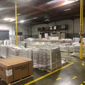 Omni Logistics El Paso pallets in warehouse