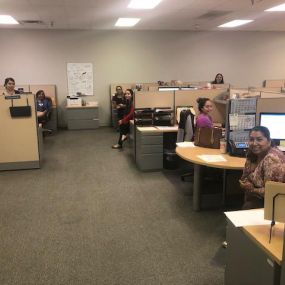 Omni Logistics El Paso staff members in office space