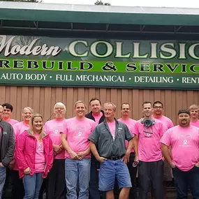 Modern Collision Rebuild & Service continues to evolve by striving to surpass customer's expectations, knowing it is the customer that keeps us in business.