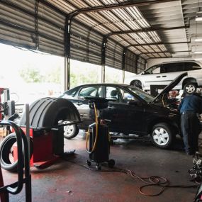 We service most makes and models. Come in for an oil change, suspension repair, and A/C repair, and more!