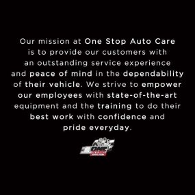 One Stop Auto Care opened for business in 1989 on Eagle Rock Blvd in Los Angeles.

We started our auto repair business with very little money, but with a lot of love and hope. For the all of these years, we have worked hard six days a week to serve and help every customer to the best of our abilities get. We have based our business on a family model for over 25 years we have taken pride in taking care of Southern California cars and their owners.

We believe that every customer is valued friend 