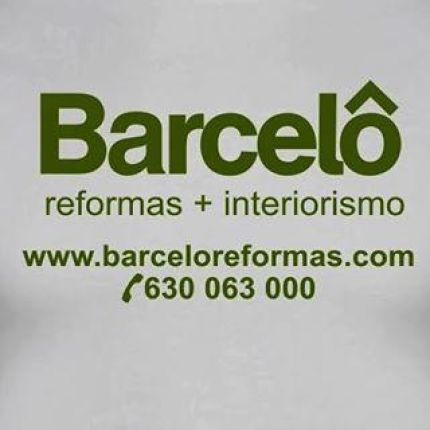 Logotyp från Barceló Reformas + Interiorismo