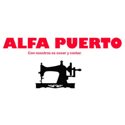 Logotipo de Alfa Puerto Máquinas de Coser