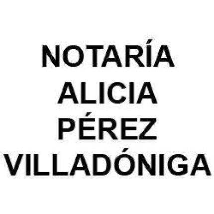 Logo da Notaría Alicia Pérez Villadóniga