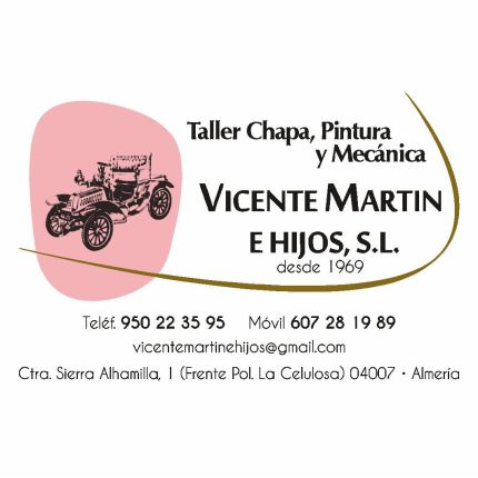Logo von TALLER DE CHAPA , PINTURA Y MECÁNICA VICENTE MARTIN E HIJOS S.L.