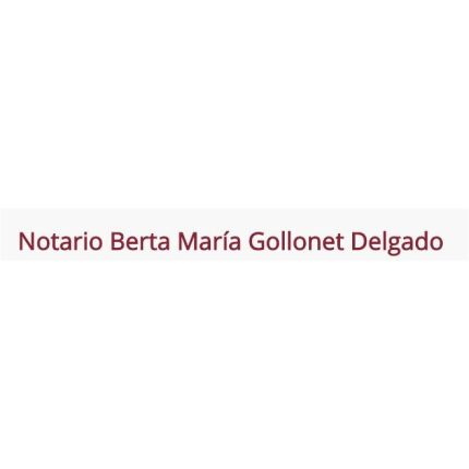 Logo de Notaría Berta Gollonet Delgado