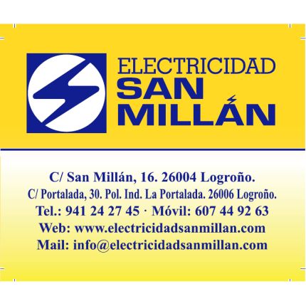 Logótipo de Electricidad San Millán