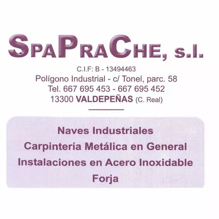 Logo de SpaPraChe S.L.