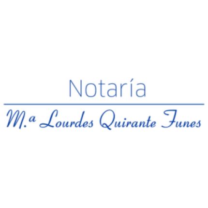 Logo de Notaría M.ª. Lourdes Quirantes Funes