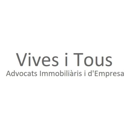 Λογότυπο από Vives i Tous Advocats Immobiliàris i d'Empresa