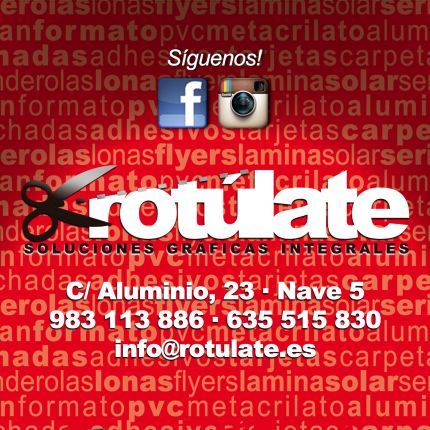 Logo od ROTULATE Soluciones Gráficas Integrales