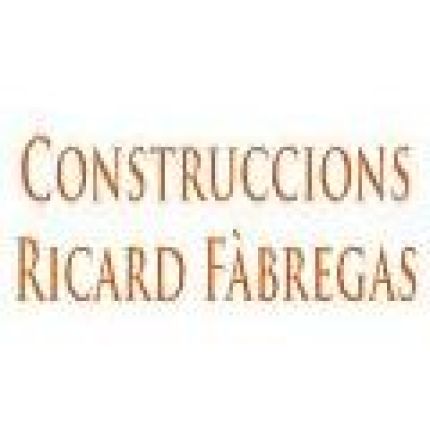 Logo da Construccions Ricard Fàgregas