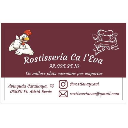 Logotipo de Rostissería Ca l'Eva