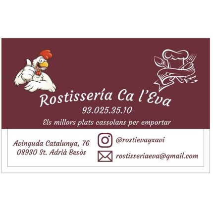 Logo da Rostissería Ca l'Eva