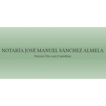 Logotyp från Notaría José Manuel Sánchez Almela