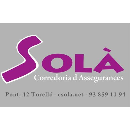 Logótipo de Assegurances Corredoría F. Solá S.L.