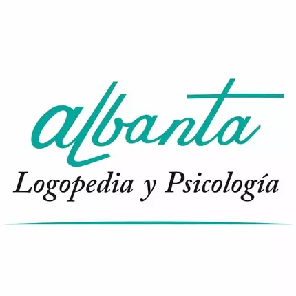 Logotipo de Albanta. Logopedia y Psicología