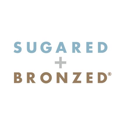 Logotipo de SUGARED + BRONZED (Plano)