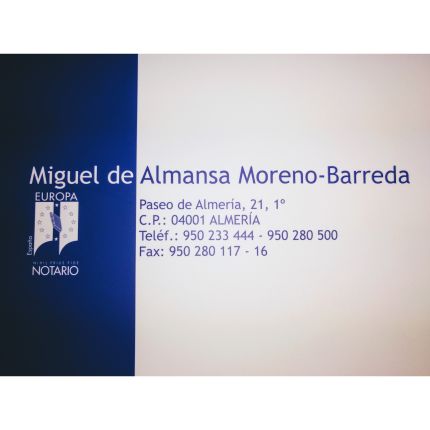 Logotipo de Notaría Miguel de Almansa Moreno-Barreda
