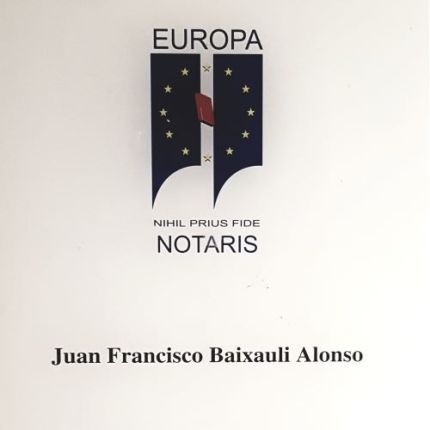 Logo de Notaría en Valencia Juan Francisco Baixauli Alonso