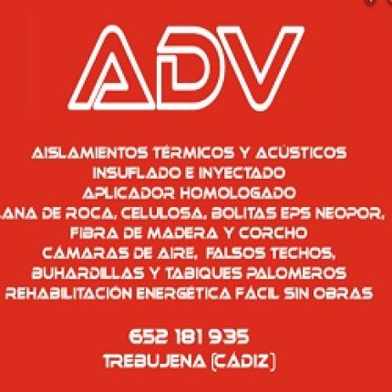 Logotipo de ADV Aislamiento de Viviendas
