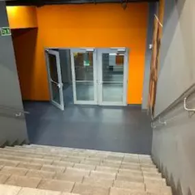 Entrada al gimnasio